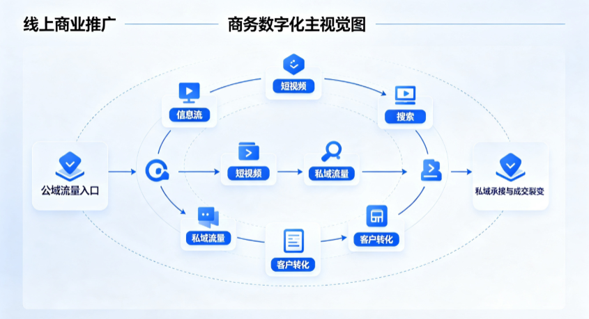 秀峰区线上商业推广怎么做？全域流量闭环搭建与低成本转化实战指南